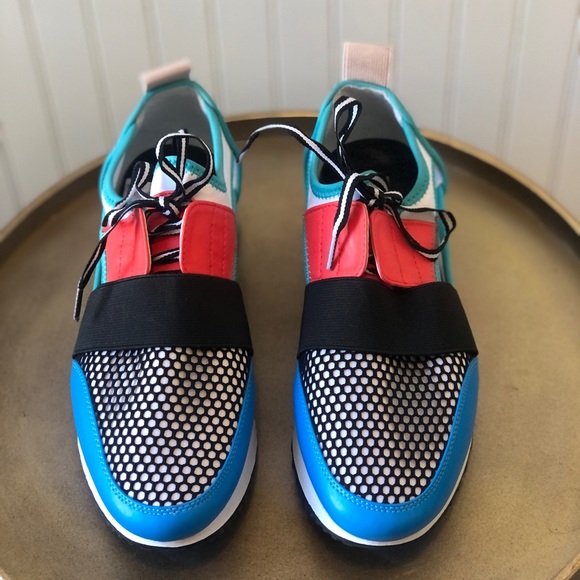 STEVE MADDEN | ARCTIC MULTI COLOR SNEAKERS | SIZE: 8.5 | EUC - Picture 1 of 7